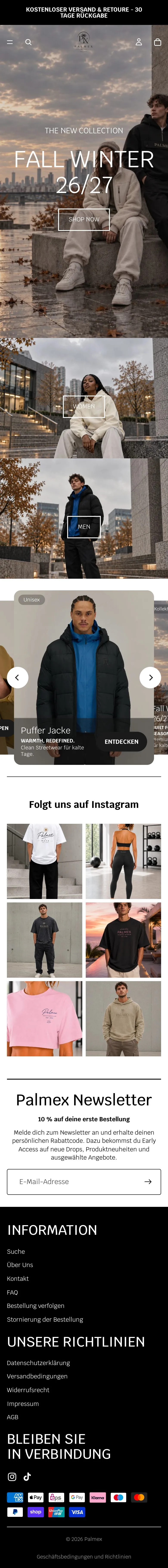 Vorher: die alte Startseite auf dem Handy