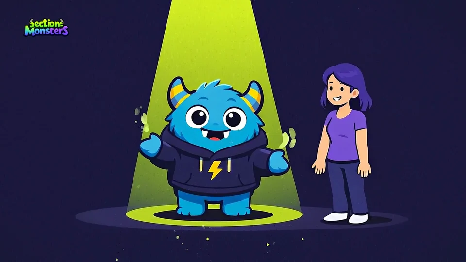Standbild aus dem Erklärfilm zu Section Monsters